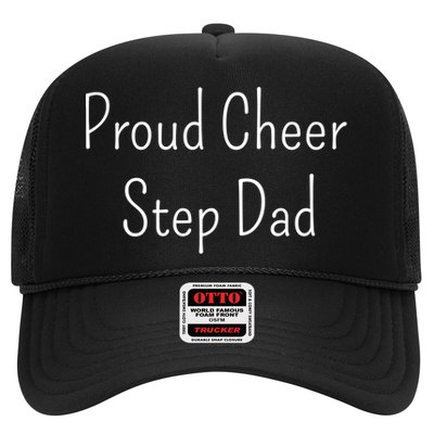 Proud Cheer Step Dad Gift Trucker Hat