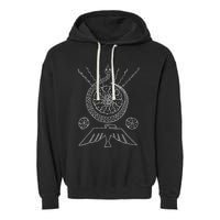Peyote Cactus Symbol Lophophora Williamsii Desert Garment-Dyed Fleece Hoodie
