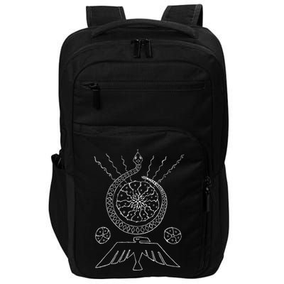 Peyote Cactus Symbol Lophophora Williamsii Desert Impact Tech Backpack
