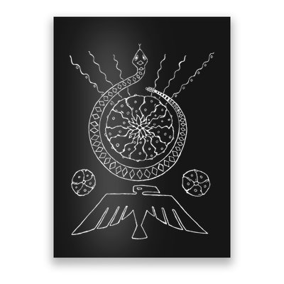 Peyote Cactus Symbol Lophophora Williamsii Desert Poster