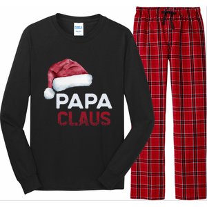 Papa Claus Santa Family Christmas Matching Pajama Cute Gift Long Sleeve Pajama Set