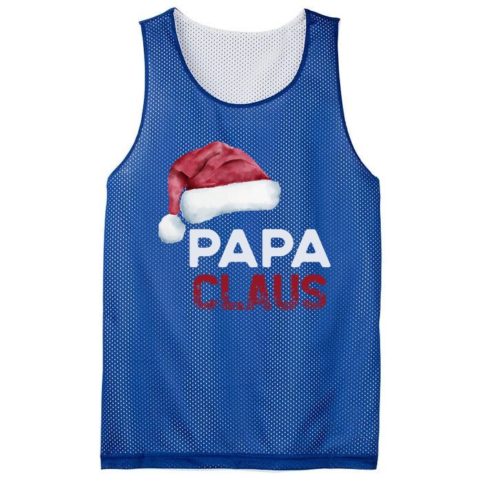 Papa Claus Santa Family Christmas Matching Pajama Cute Gift Mesh Reversible Basketball Jersey Tank