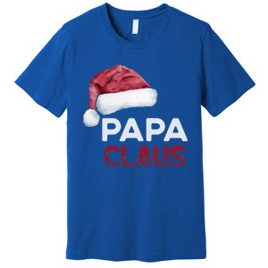 Papa Claus Santa Family Christmas Matching Pajama Cute Gift Premium T-Shirt