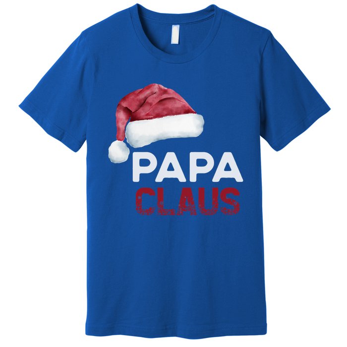 Papa Claus Santa Family Christmas Matching Pajama Cute Gift Premium T-Shirt