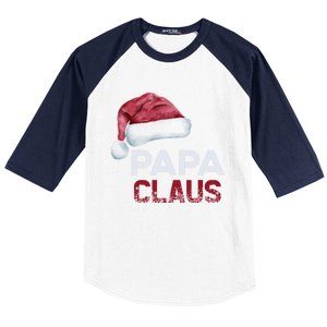 Papa Claus Santa Family Christmas Matching Pajama Cute Gift Baseball Sleeve Shirt