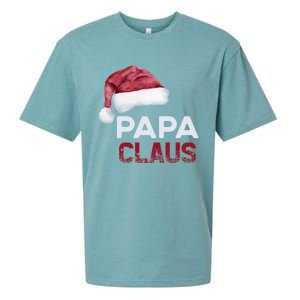 Papa Claus Santa Family Christmas Matching Pajama Cute Gift Sueded Cloud Jersey T-Shirt