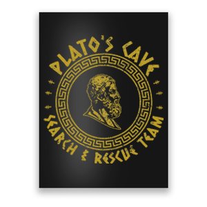 PlatoS Cave Search And Rescue Teams Funny Philosophy Poster