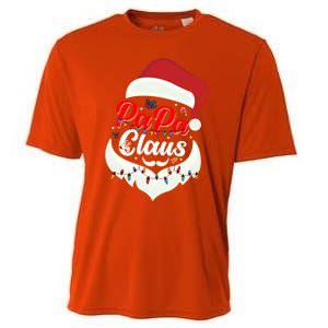 Papa Claus Santa Funny Christmas Family Gift Cooling Performance Crew T-Shirt