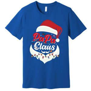 Papa Claus Santa Funny Christmas Family Gift Premium T-Shirt