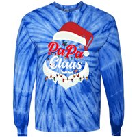 Papa Claus Santa Funny Christmas Family Gift Tie-Dye Long Sleeve Shirt