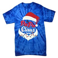 Papa Claus Santa Funny Christmas Family Gift Tie-Dye T-Shirt