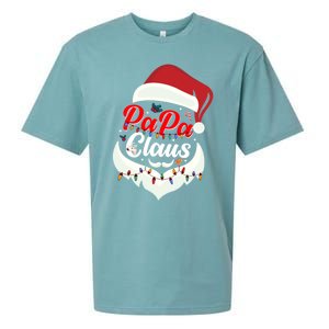 Papa Claus Santa Funny Christmas Family Gift Sueded Cloud Jersey T-Shirt