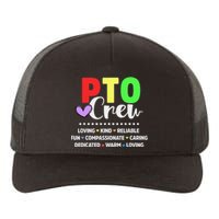 PTO Crew School Volunteer Parent Teacher Yupoong Adult 5-Panel Trucker Hat