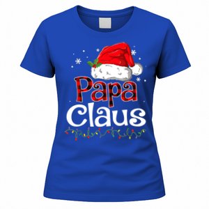 Papa Claus Santa Funny Christmas Pajama Matching Family Great Gift Women's T-Shirt