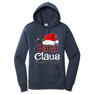 Papa Claus Santa Funny Christmas Pajama Matching Family Great Gift Women's Pullover Hoodie