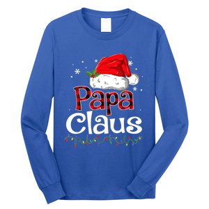 Papa Claus Santa Funny Christmas Pajama Matching Family Great Gift Long Sleeve Shirt