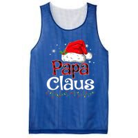 Papa Claus Santa Funny Christmas Pajama Matching Family Great Gift Mesh Reversible Basketball Jersey Tank