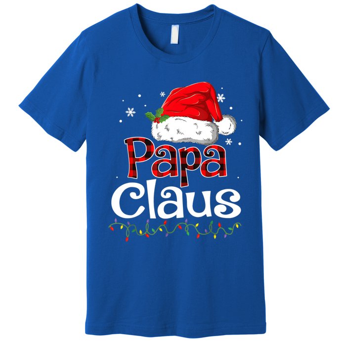 Papa Claus Santa Funny Christmas Pajama Matching Family Great Gift Premium T-Shirt