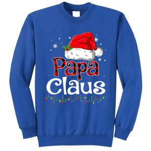 Papa Claus Santa Funny Christmas Pajama Matching Family Great Gift Tall Sweatshirt