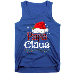 Papa Claus Santa Funny Christmas Pajama Matching Family Great Gift Tank Top