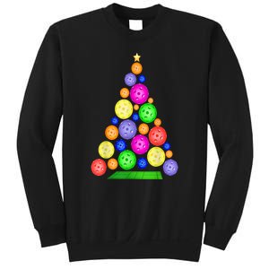 Pickleball Christmas Tree Sport Gift Sweatshirt