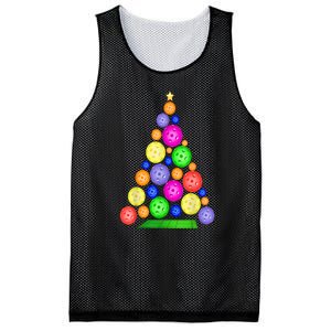 Pickleball Christmas Tree Sport Gift Mesh Reversible Basketball Jersey Tank