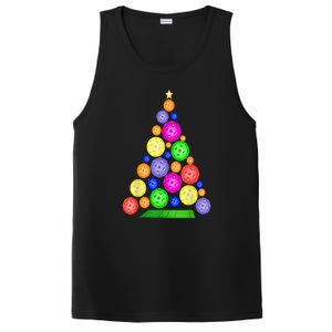 Pickleball Christmas Tree Sport Gift PosiCharge Competitor Tank