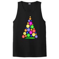 Pickleball Christmas Tree Sport Gift PosiCharge Competitor Tank