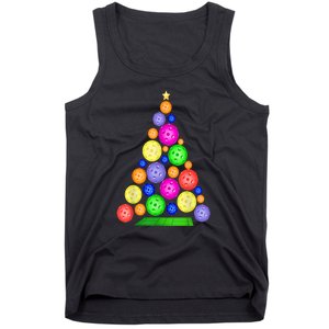 Pickleball Christmas Tree Sport Gift Tank Top