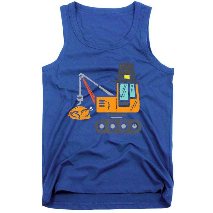 Pilgrim Crane Turkey Thanksgiving Truck Tank Top