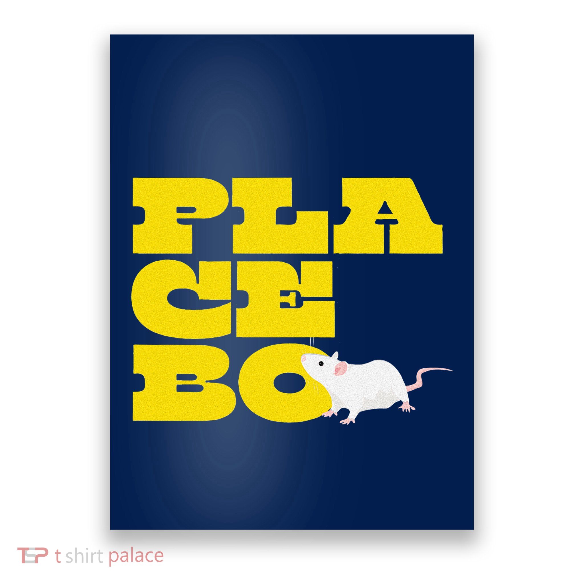 Placebo Clinical Trial Study Experiment Flowers Lab Rat Poster