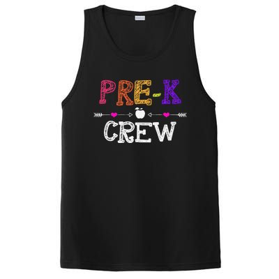 Prek Crew Teacher Funny First Day Of School Gift PosiCharge Competitor Tank