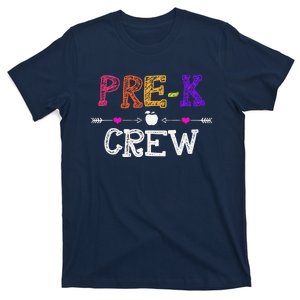 Prek Crew Teacher Funny First Day Of School Gift T-Shirt