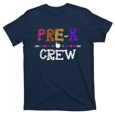 Prek Crew Teacher Funny First Day Of School Gift T-Shirt