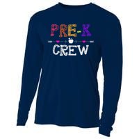 Prek Crew Teacher Funny First Day Of School Gift Cooling Performance Long Sleeve Crew