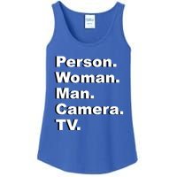 Person Camera Tv Trump Biden 2020 Gift Ladies Essential Tank