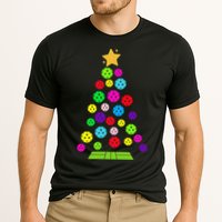 Pickleball Christmas Tree Santa Pickleball X Mas Lights Cooling Performance Crew T-Shirt