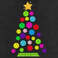 Pickleball Christmas Tree Santa Pickleball X Mas Lights Adult Drive Performance Visor
