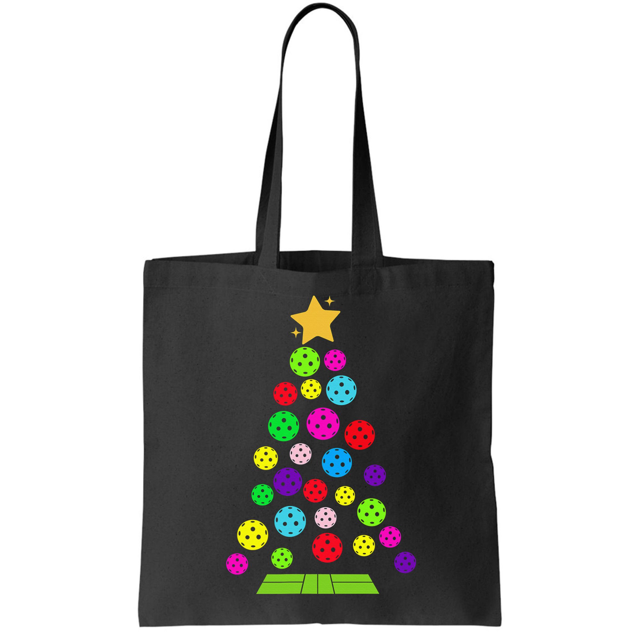 Pickleball Christmas Tree Santa Pickleball X Mas Lights Bag
