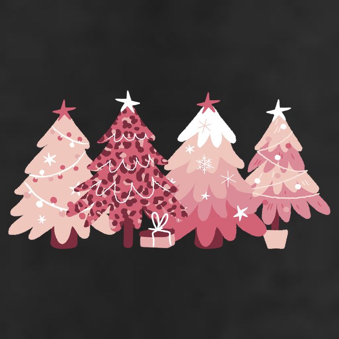 Pink Christmas Tree Holiday Adult Drive Performance Visor