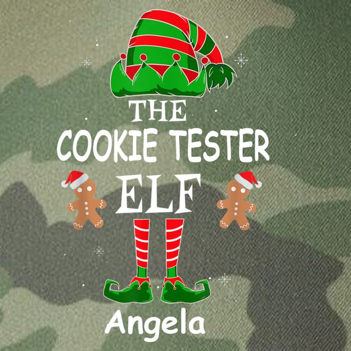 Personalized Cookie Tester Elf Family Matching Charismas Custom Name Legacy Tie Dye Trucker Hat