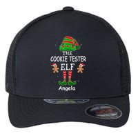 Personalized Cookie Tester Elf Family Matching Charismas Custom Name Flexfit Unipanel Trucker Cap