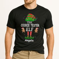 Personalized Cookie Tester Elf Family Matching Charismas Custom Name Performance Shirt