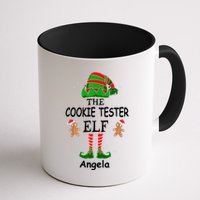 Personalized Cookie Tester Elf Family Matching Charismas Custom Name Mug