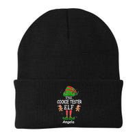 Personalized Cookie Tester Elf Family Matching Charismas Custom Name Beanie