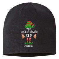 Personalized Cookie Tester Elf Family Matching Charismas Custom Name Sustainable Beanie