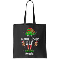 Personalized Cookie Tester Elf Family Matching Charismas Custom Name Bag