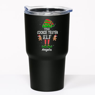 Personalized Cookie Tester Elf Family Matching Charismas Custom Name Tumbler