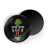 Personalized Cookie Tester Elf Family Matching Charismas Custom Name Magnet
