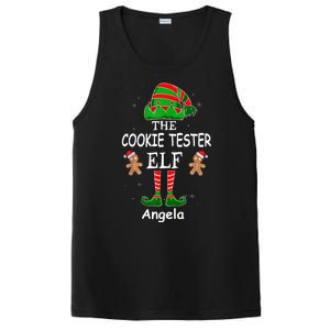 Personalized Cookie Tester Elf Family Matching Charismas Custom Name PosiCharge Competitor Tank